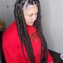 Box Braids touch up $70 for regular length (3 rows in front)