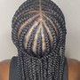 Natural hair Cornrows