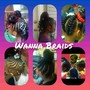 Kid's (9Ndunder) Braids w/Weave on scalp