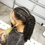 Natural two strand Twists M/L size