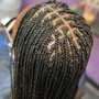 SMALL FEED-IN FRENCH BRAIDS