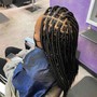 SMALL FEED-IN FRENCH BRAIDS