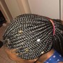 Box/regular braids waist length