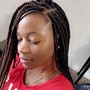 Box/regular braids waist length