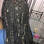 Box/regular braids waist length