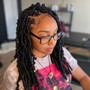 Butterfly locs/distressed locs  with pre locs