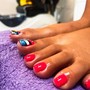 Manicure + Pedicure, Manicure - Nail Art, Pedicure - Nail Art