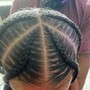 Feed In Braid Ponytail