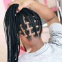 Small Knotless Box Braids