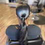 Sleek Pony Tail ( On Natural)