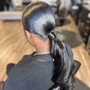 Silk Press  (Relaxed Hair)