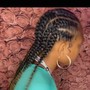 Wig braid down