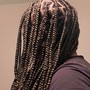 Knot less braids