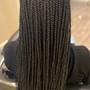 Large knotless Goddess Braids