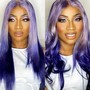 Full  lace  wig  installation with styling