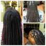 Braid removal -Shampoo and style