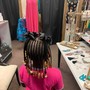 Loc Extensions just adding braiding hair