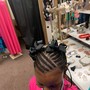 Loc Extensions just adding braiding hair