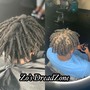 Loc Maintenance High Top Fade ( Retwist no Style) Back Length