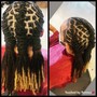 Vixen sew in (with braids)