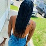 Large Knotless Braids (Waist)