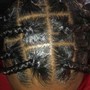 Hair included for braided buns, feedins, ponytail, and straightback.