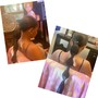 braided ponytail w/ extensions