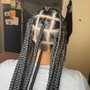 Half & Half French & Box Braids