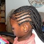 Kid's WITHOUT extension Braids