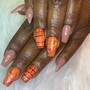 Gel polish manicure