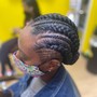 Box Braids (Shaved Sides)