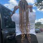 Small Knotless Box Braids