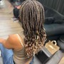 Medium Med-back Box Braids