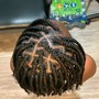 Kid's Style (no weave) natural hair two-strand