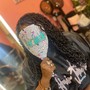 Crochet passion twists w/ illusion individual perimeter