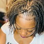 Synthetic Bohemian Faux Locs (w/ human waterfalls)