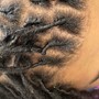 Curls on the end of Braids