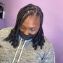 Box braid retouch