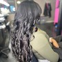 Medium Natural hair Individual Braids