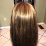 Full sew in Weave (minimal leave out)