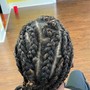 Head of Heart Feed-In Braids