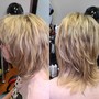 Bleach root touch up and Tone