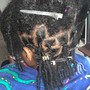 Kids half head palm rolled