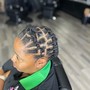 Kid's cornrows 12&amp;under