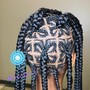 Crochet w/ cornrows in front