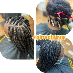 partial sew in braid pattern