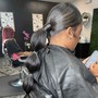 Sleek ponytail /buns ( prices may vary upon hair thickness)