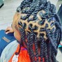 Two strand natural hair twists