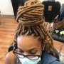 Medium bohemian  soft locs