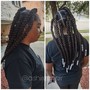 Knotless Medium box braids (Waist Length)